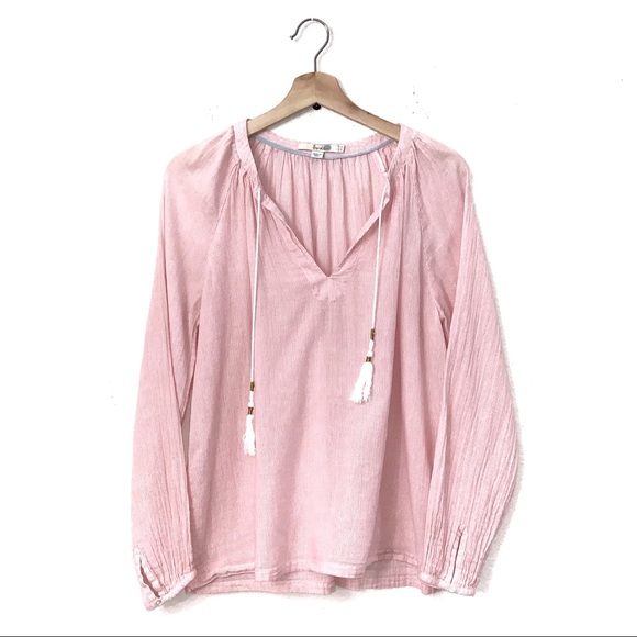 Boden Gauzy Boho Striped Top - Picture 3 of 8